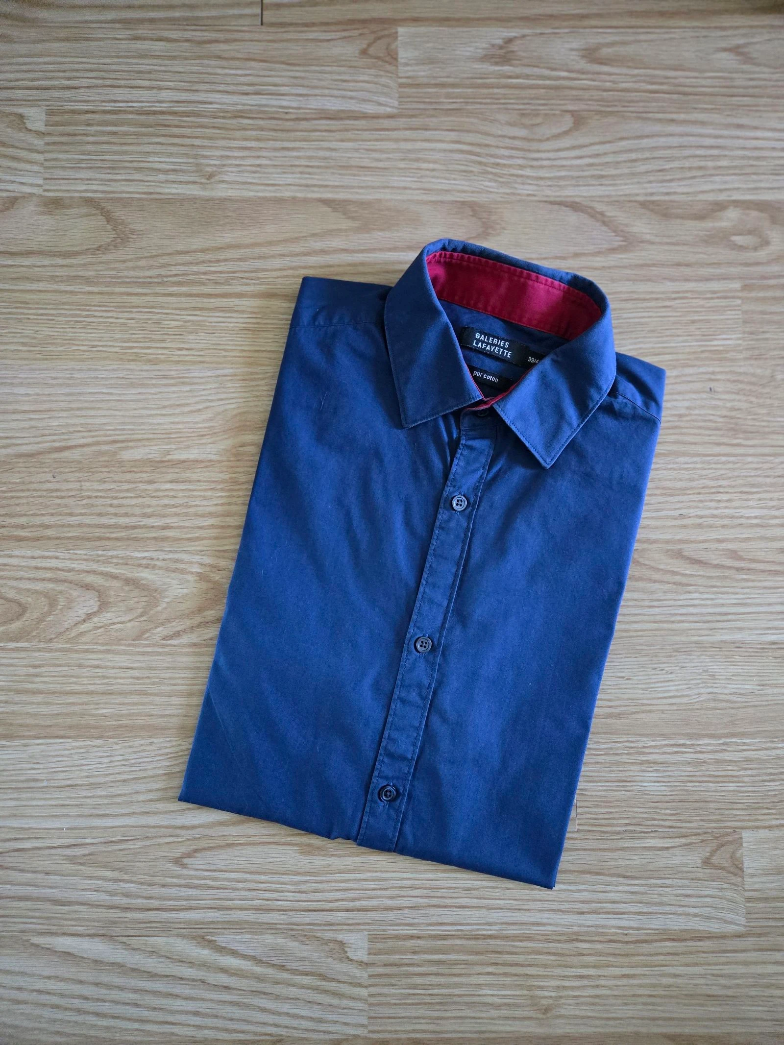 Chemise bleue homme Galeries Lafayette taille M